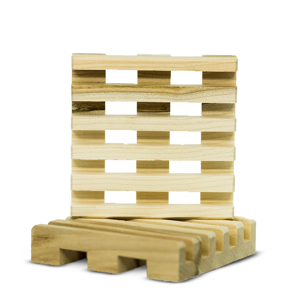 Porte Savon Bois<br>Palette Grand